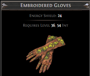 EMBROIDERED GLOVES